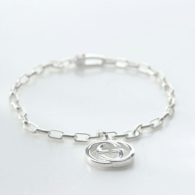 グッチ ブレスレット メンズ ブランド GUCCI インターロッキングG XL
