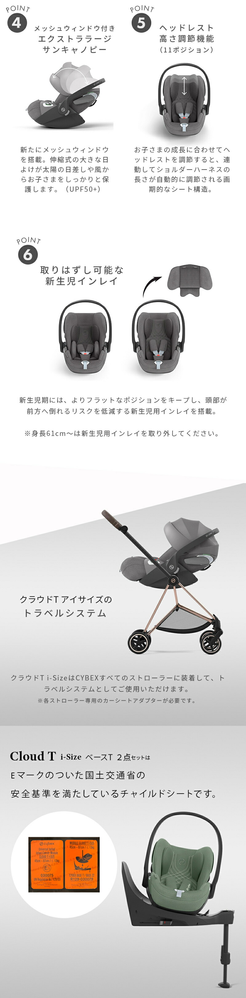 楽天市場】＼マラソン限定P15倍！／ サイベックス クラウド T i-Size +