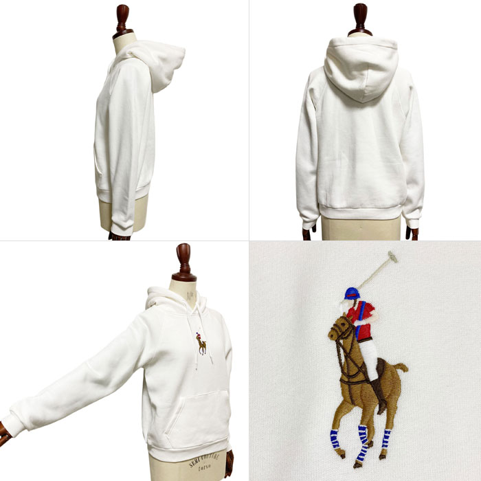 ポロ ラルフローレン レディース センターカラービッグポニー ラグラン