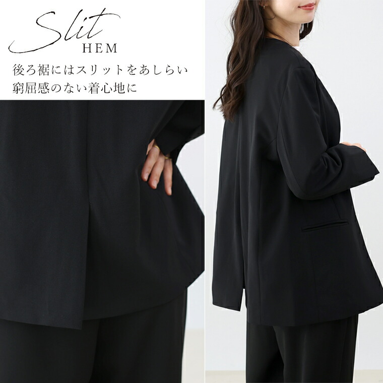 楽天市場】ダブルクロスノーカラージャケット 【メール便不可