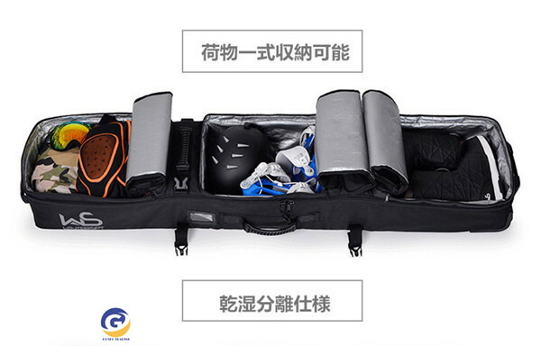 楽天市場】スノーボードケース キャスター 付き オールインワン 大容量