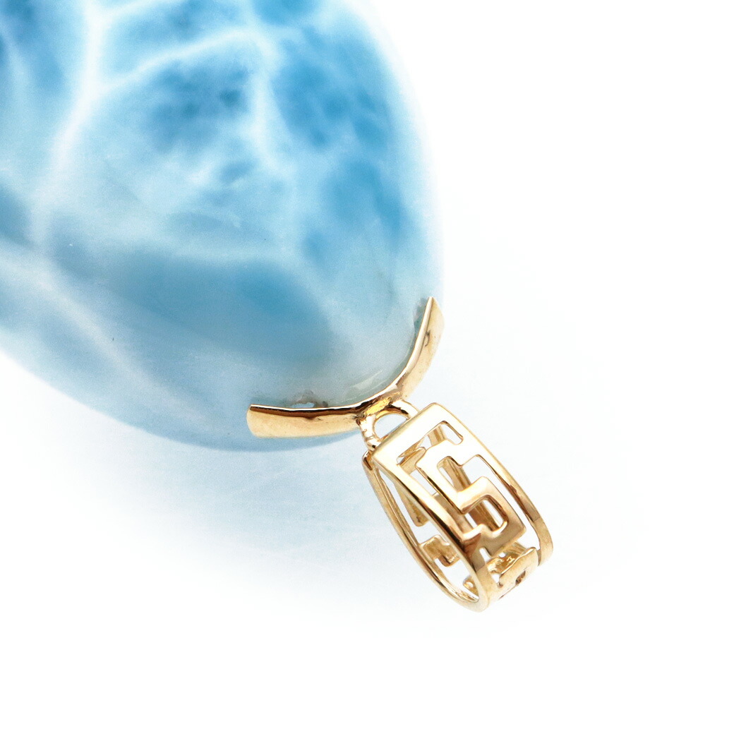 楽天市場】ラリマー ネックレス 天然石 ペンダント 18金 K18 ロイヤル