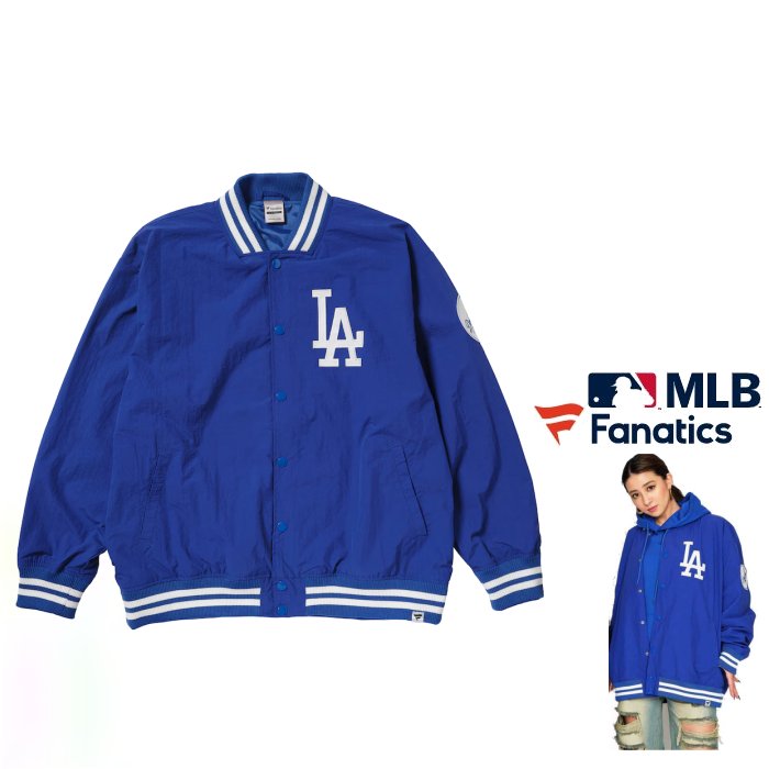 レア】【国内未販売】47 Dodgers ジップアップジャケット 青 レア