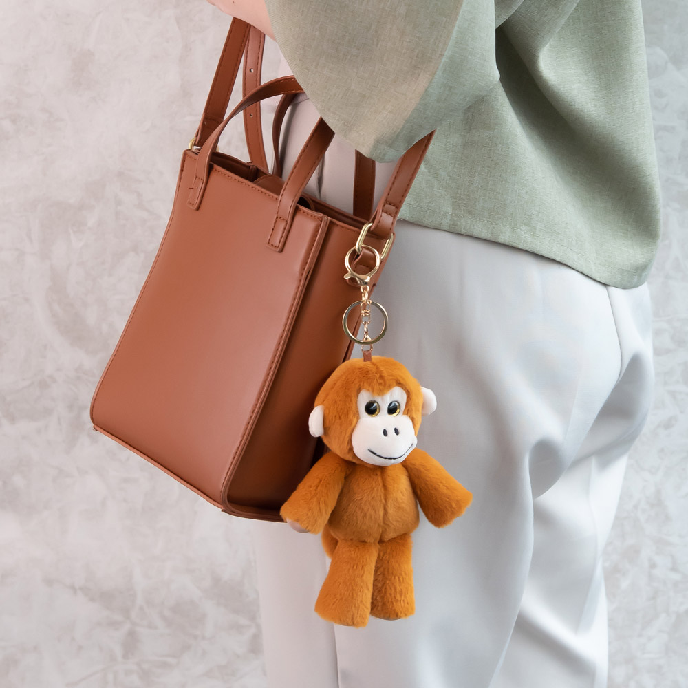 楽天市場】バッグチャーム サル 猿 ぬいぐるみ キーホルダー | OSEWAYA