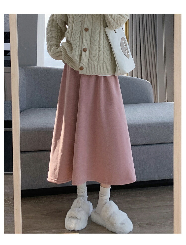 楽天市場】裏起毛 スカート ロングスカート 裏起毛スカート ロング