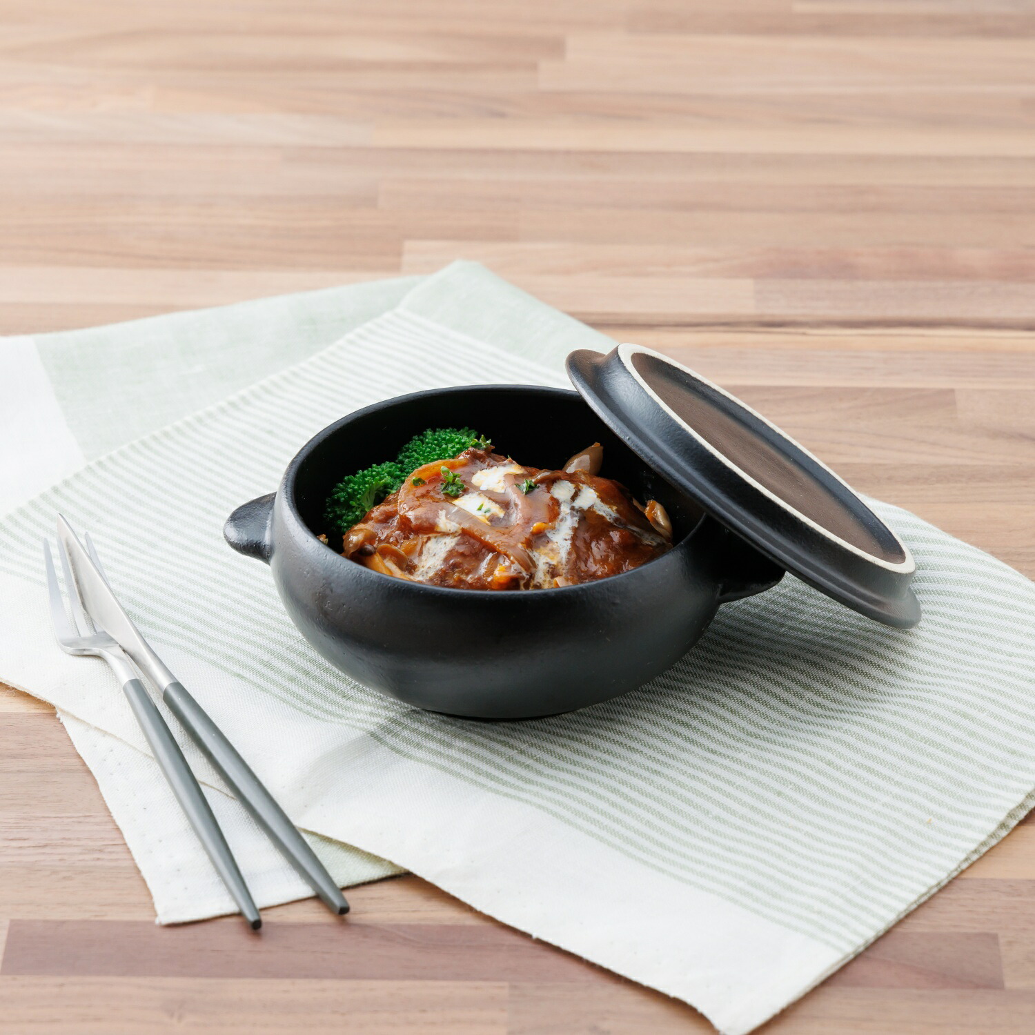 楽天市場】グラタン皿 蓋付き 3個セット 耐熱ボウル ブラック/グレー