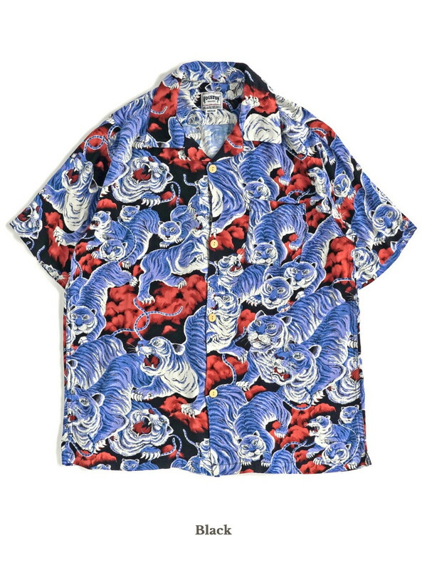 楽天市場】HOUSTON ヒューストン シャツ 百虎 アロハシャツ メンズ