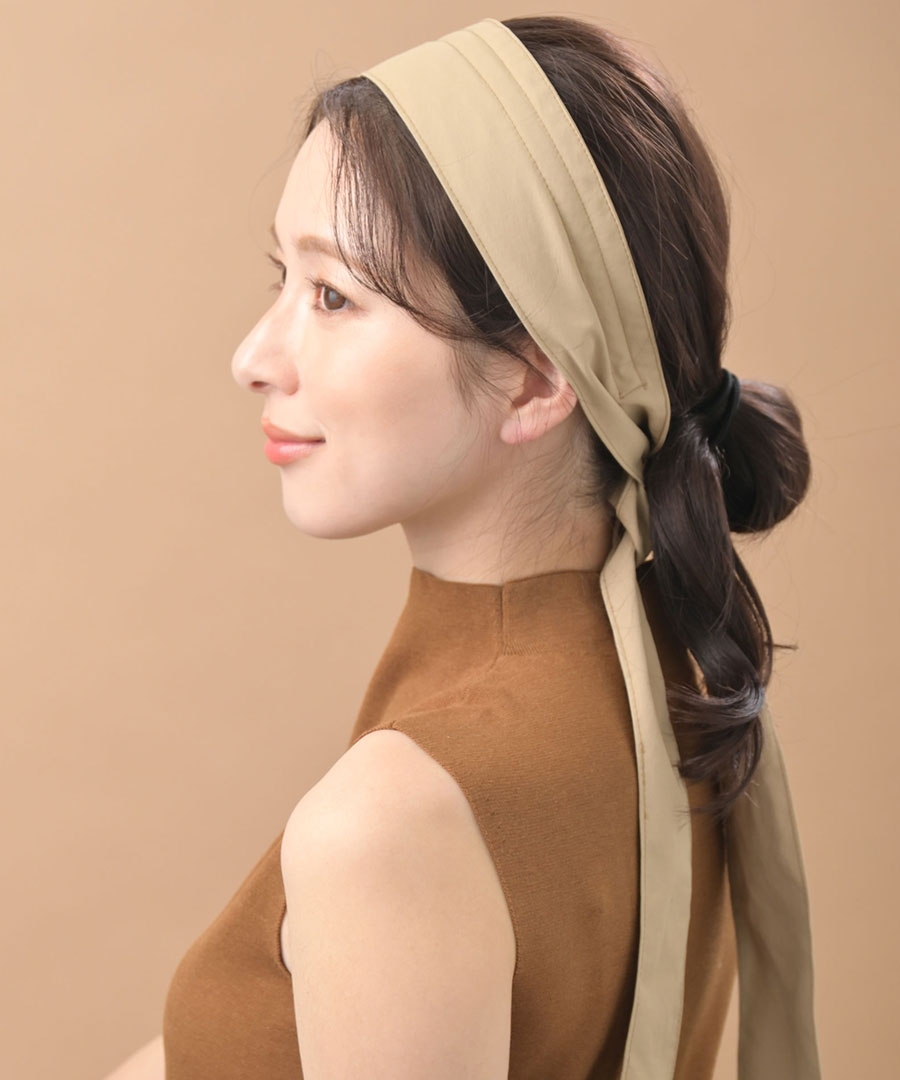 ロングリボン付きカチューシャ ヘアバンド ヘアアクセ 大人 レディース
