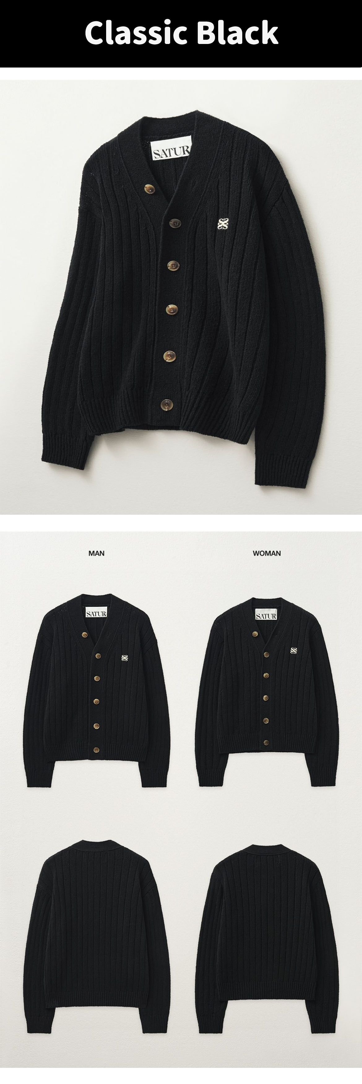 楽天市場】☆送料無料☆[SATUR]☆Faro Over Size Boucle Cardigan