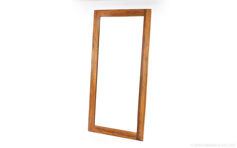 楽天市場】ウォールミラー スタンドミラー 姿見 全身鏡 チーク 木製