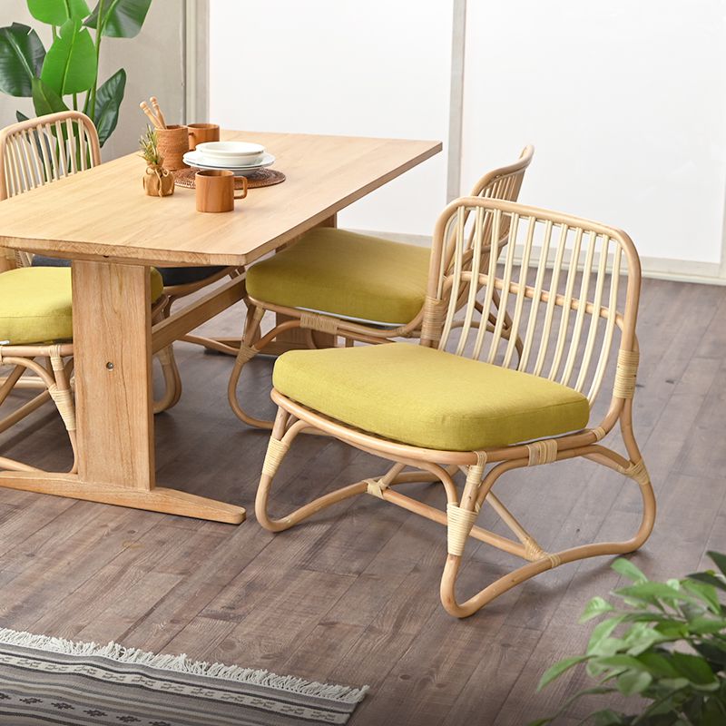 楽天市場】ラタン ローチェア 天然 アジアン家具 1人掛け ダイニング