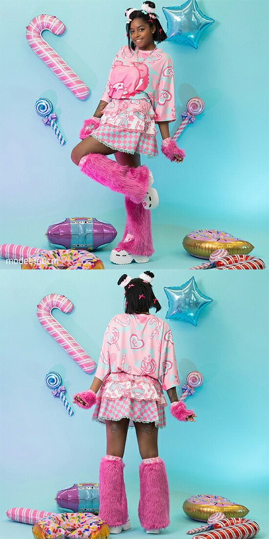 楽天市場】Gloomy x Sophie Powers Candy スカート ミニ丈