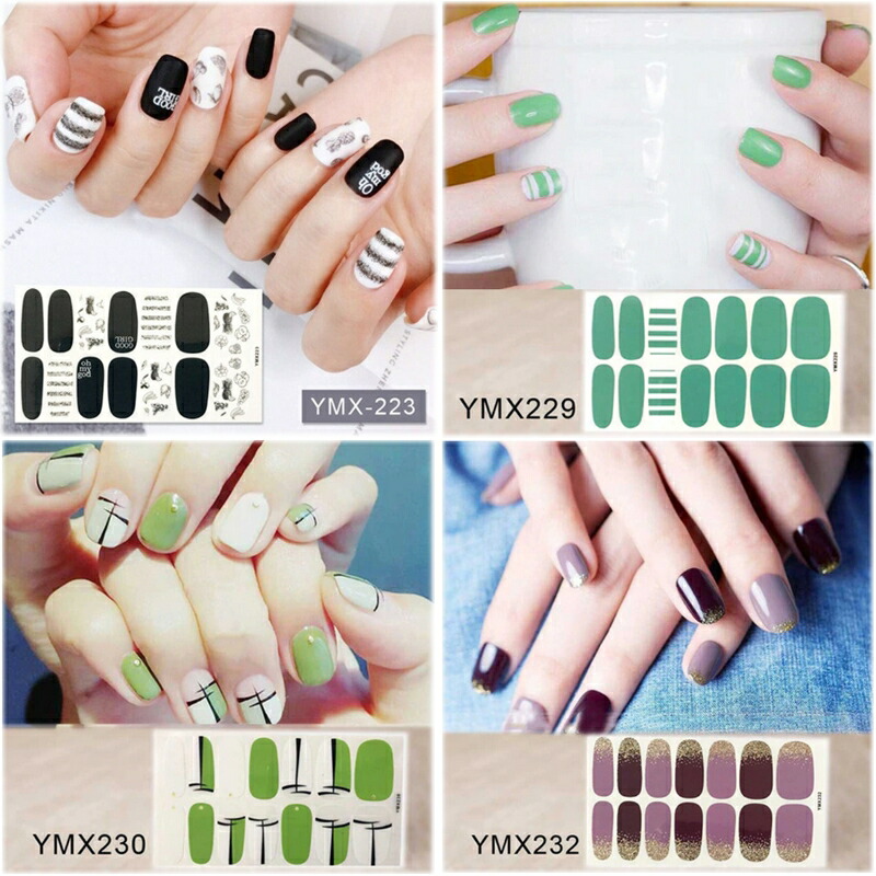 楽天市場】【NailArt】ネイル用 貼るだけでジェルネイル シール 選べる