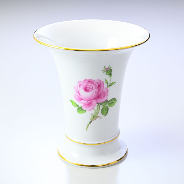 楽天市場】マイセン ピンクローズ ピンクの薔薇 デザートプレート 18cm