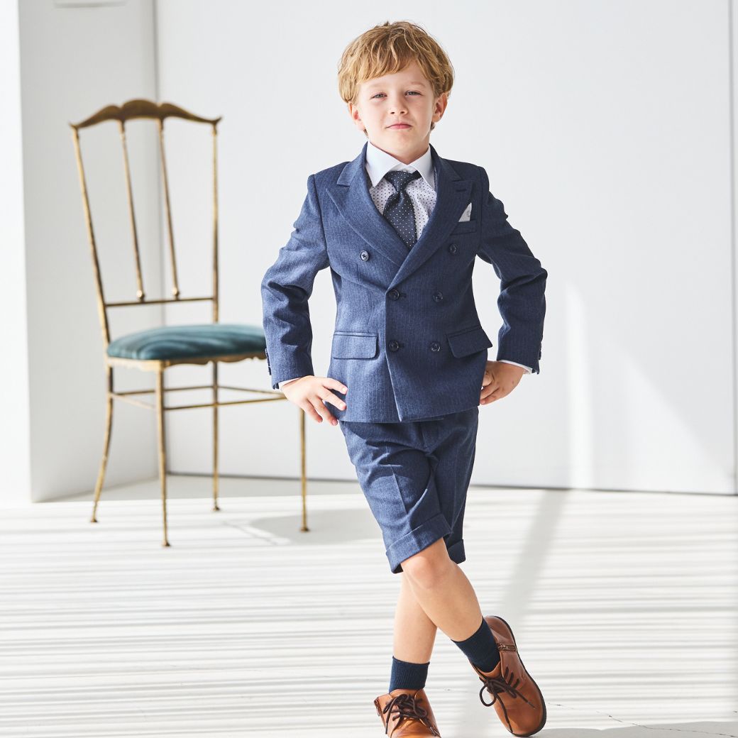 Wジャケットスーツ 110 120 130cm (8401-5401) CHOPIN/ショパン