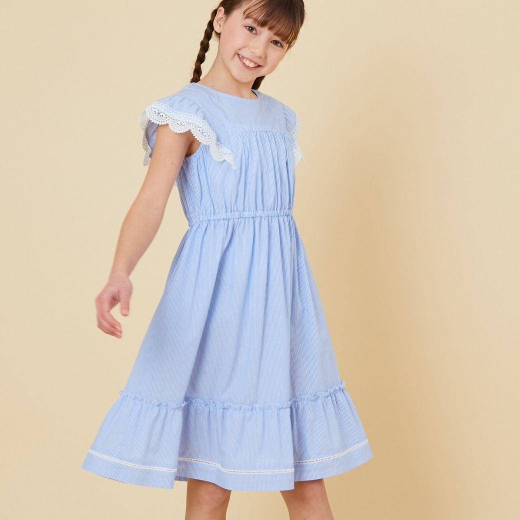 ファイナルセール50％OFF】フリルワンピース 110 120 cm (2436-7354