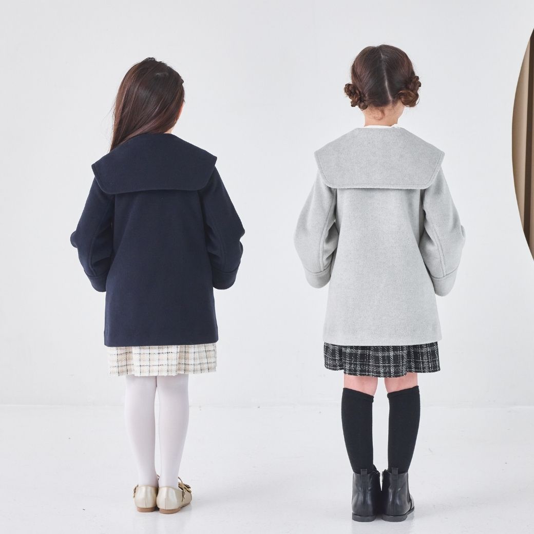 BIGカラーAラインコート 100 110 120 130 140cm (2572-7317) CHOPIN