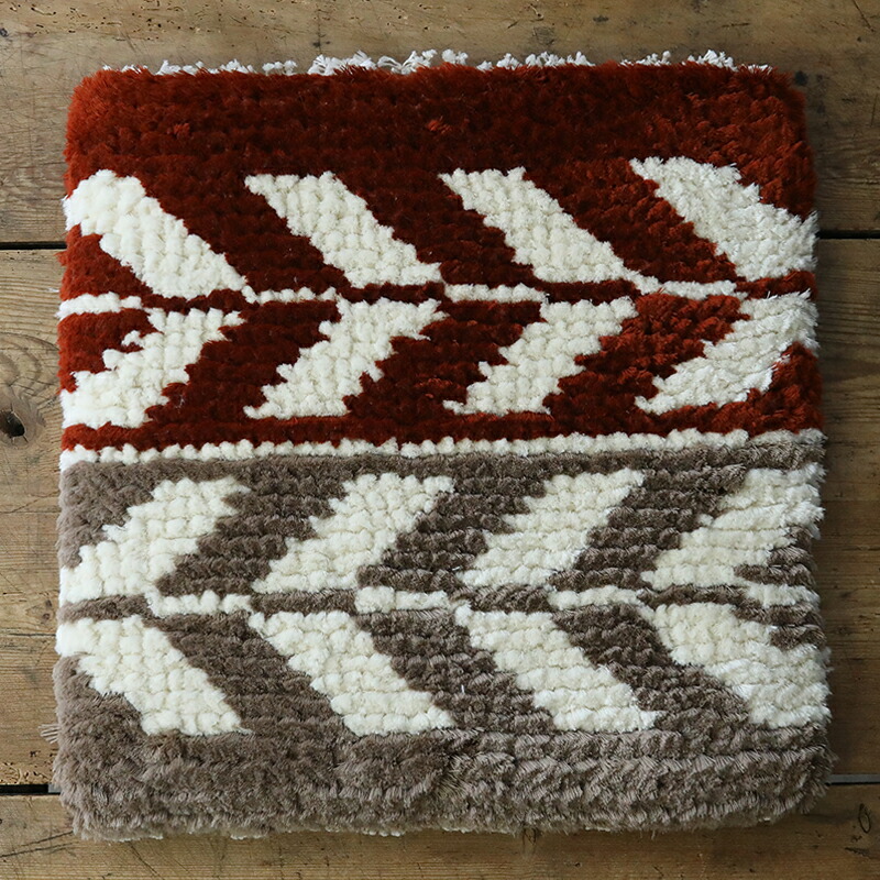 楽天市場】倉敷ノッティング 椅子敷 I knoting ウール ウールの椅子敷