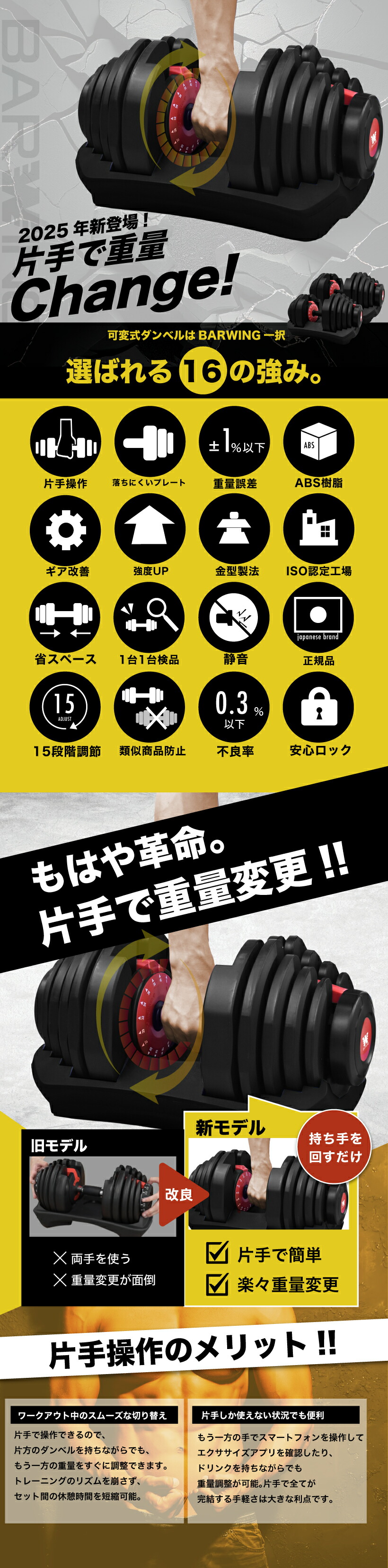 楽天市場】□2/23迄 1,000円OFF□ 可変式ダンベル40kg 2個セット 17