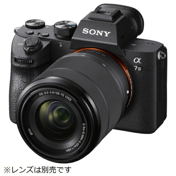 楽天ビック｜SONY｜ソニー α7III ミラーレス一眼カメラ ブラック ILCE