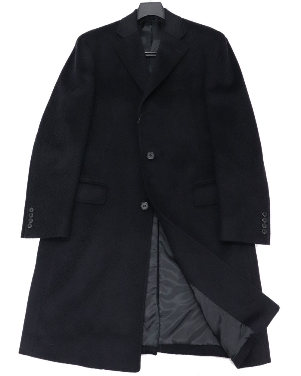 シップス Cesare Gatti チェスターコート カシミヤ混 キャメル L