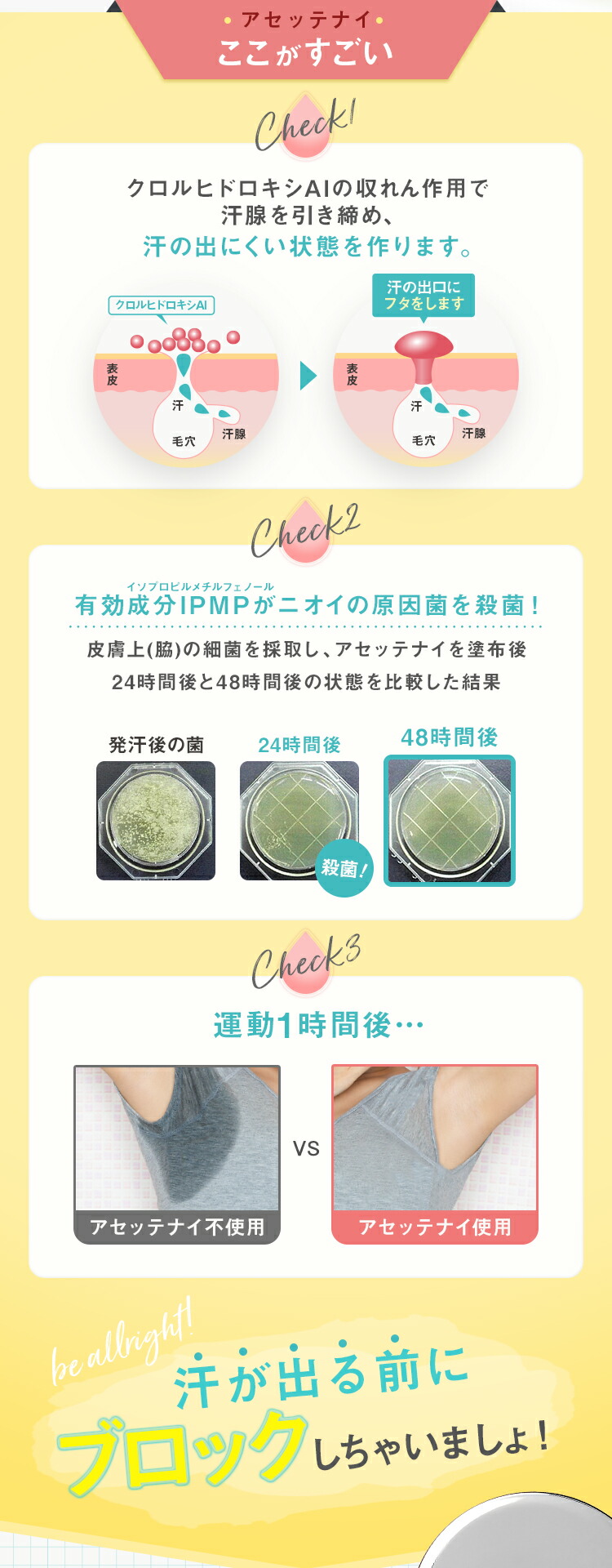 楽天市場】【ビズキ公式】アセッテナイ？ 20g ぺえプロデュース 制汗