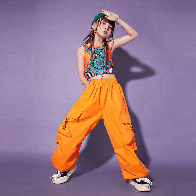 楽天市場】ガールズ ジャズ ダンス衣装 へそ出し タンクトップ