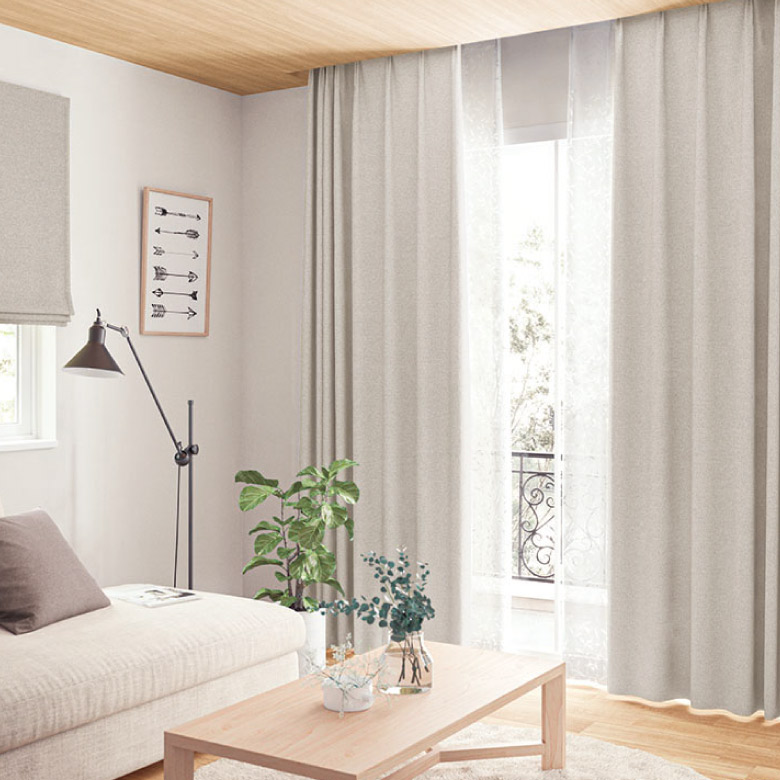 楽天市場】オーダーカーテン サンゲツ【エアリーヤーン OP3133-3138