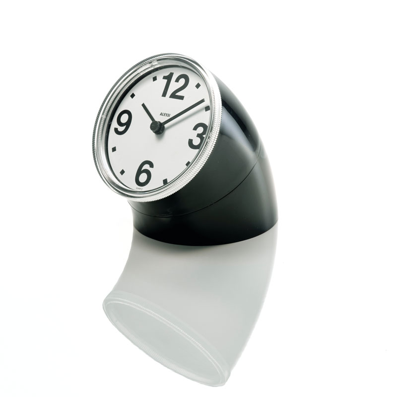 楽天市場】アレッシィ クロノタイム 置き時計 ブラック ALESSI