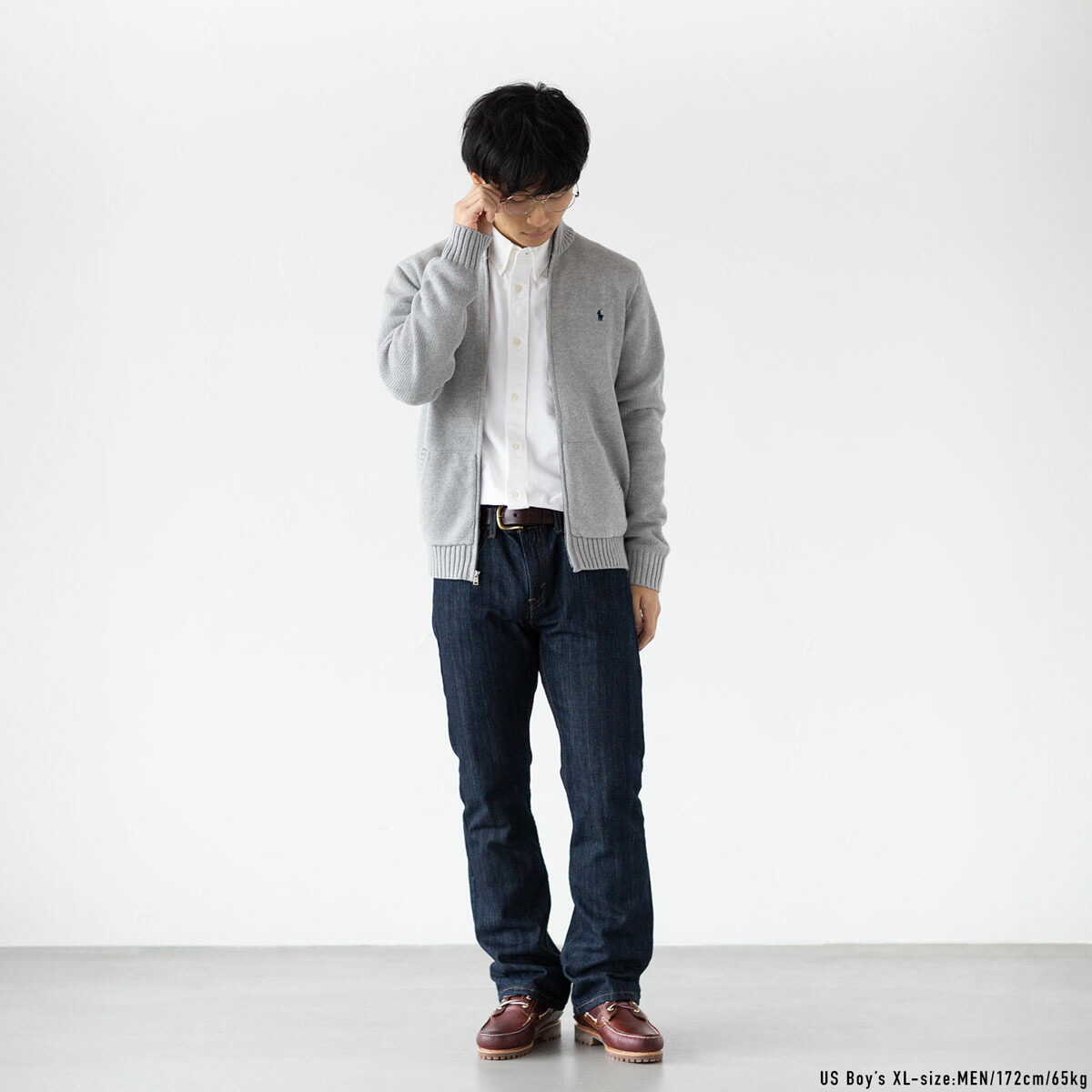 楽天市場】ポロ ラルフローレン コットンニット フルジップ セーター