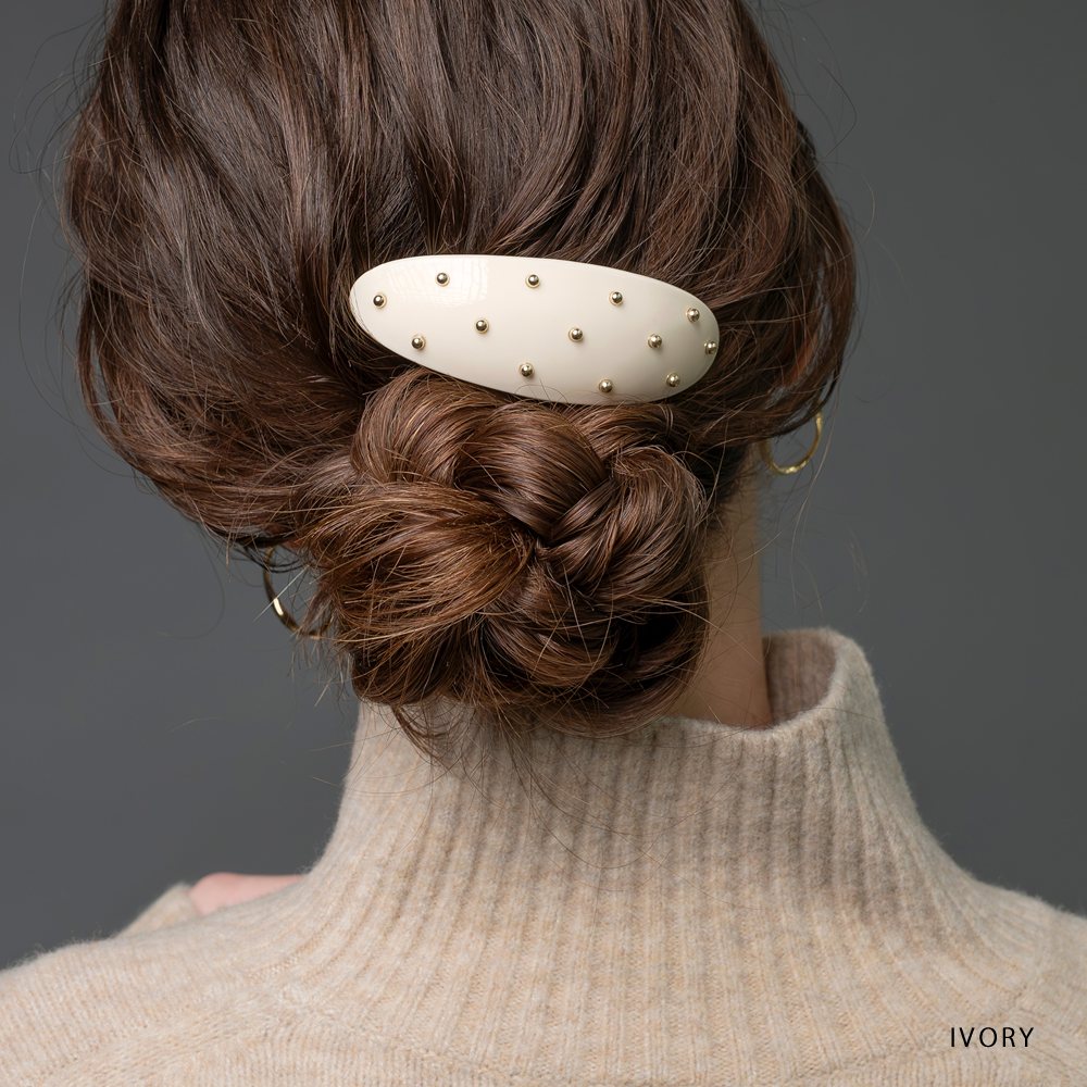 ゆうパケット】 バレッタ ヘアクリップ レディース ヘアアクセサリー