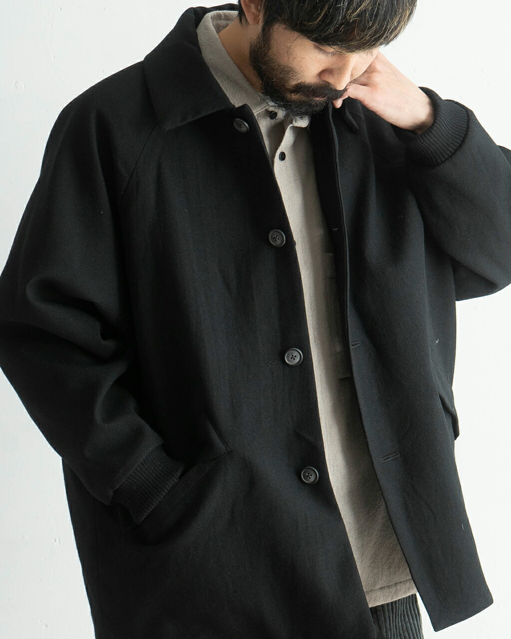 STILL BY HAND（スティルバイハンド） ウール ステンカラーコート
