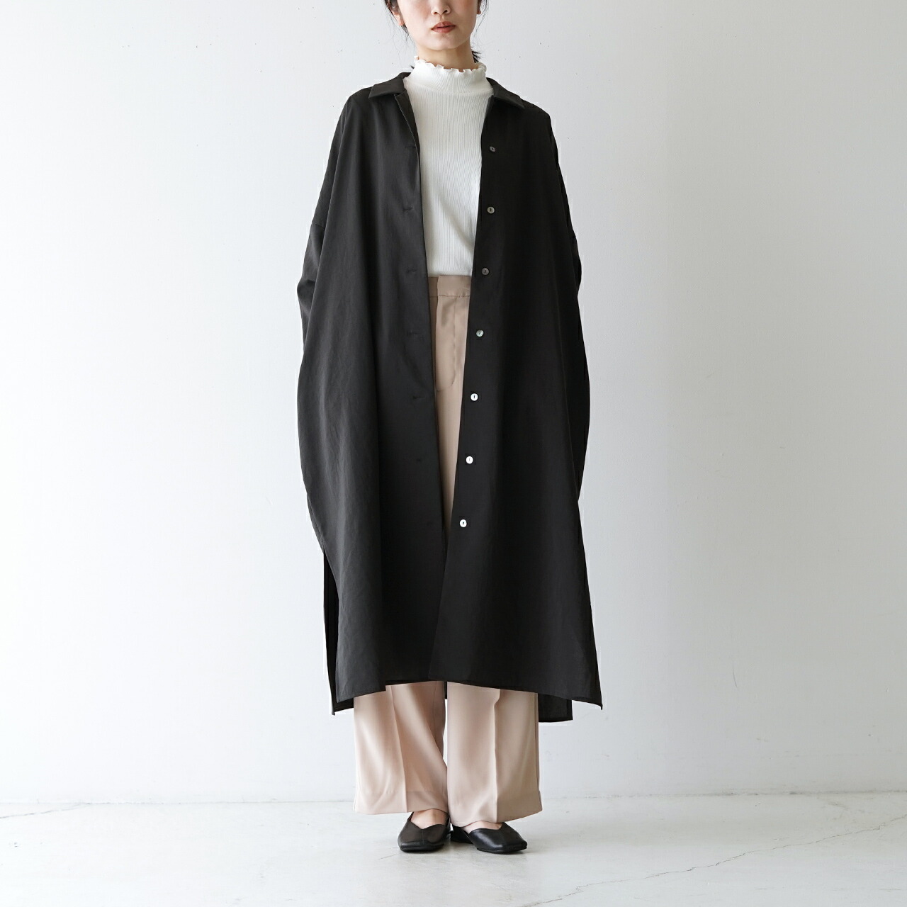 楽天市場】【SALE！50%OFF】ミズイロインド mizuiro ind ワイド シャツ