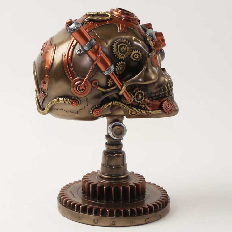 楽天市場】【在庫限り！売り尽くしSALE】スカル 置物 ブロンズ像