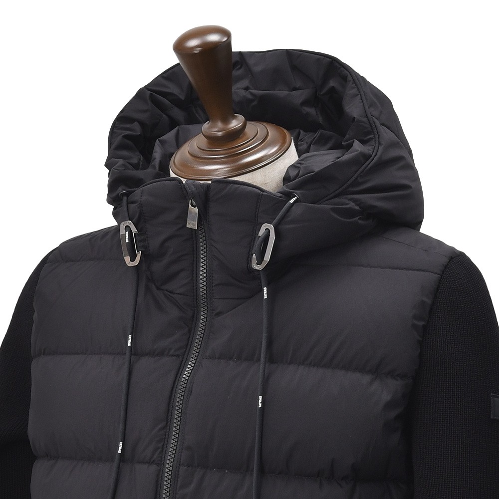 タトラス TATRAS ハイブリッドダウンジャケット メンズ ニット切り替え