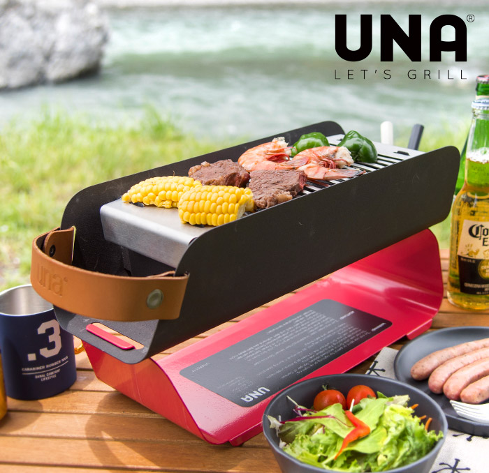 インテリアショップe-goods / UNA ポータブル アウトドア グリル