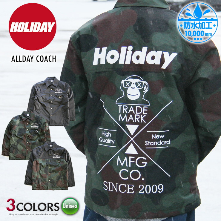 HOLIDAY ホリデー ALLDAY COACH コーチジャケット 19-20 2020 ユニ