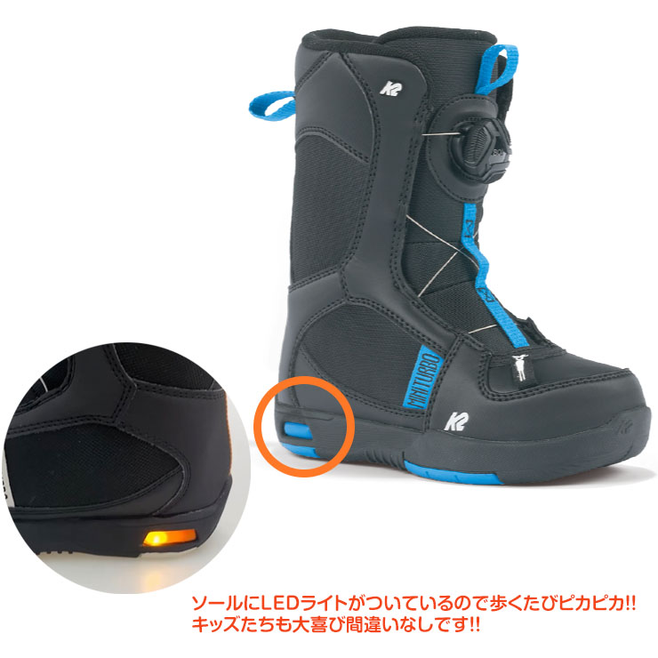 24-25 2025 K2 ケーツー スノーボードブーツ キッズ MINI TURBO