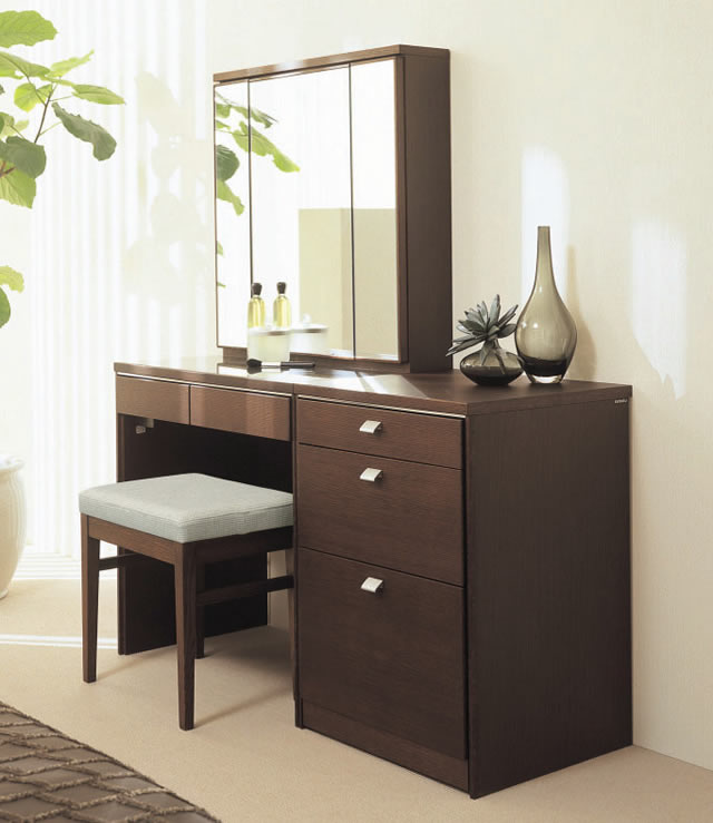 楽天市場】カリモク 鏡台 三面鏡 ドレッサー【QT2321】 : エコノミー