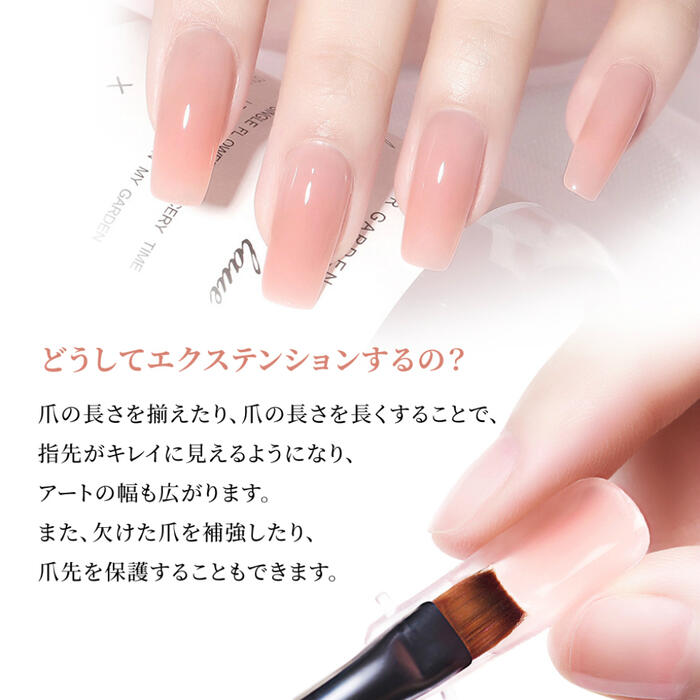 楽天市場】【選べる3点セット】LULUGEL ポリジェル 長さだし クイック