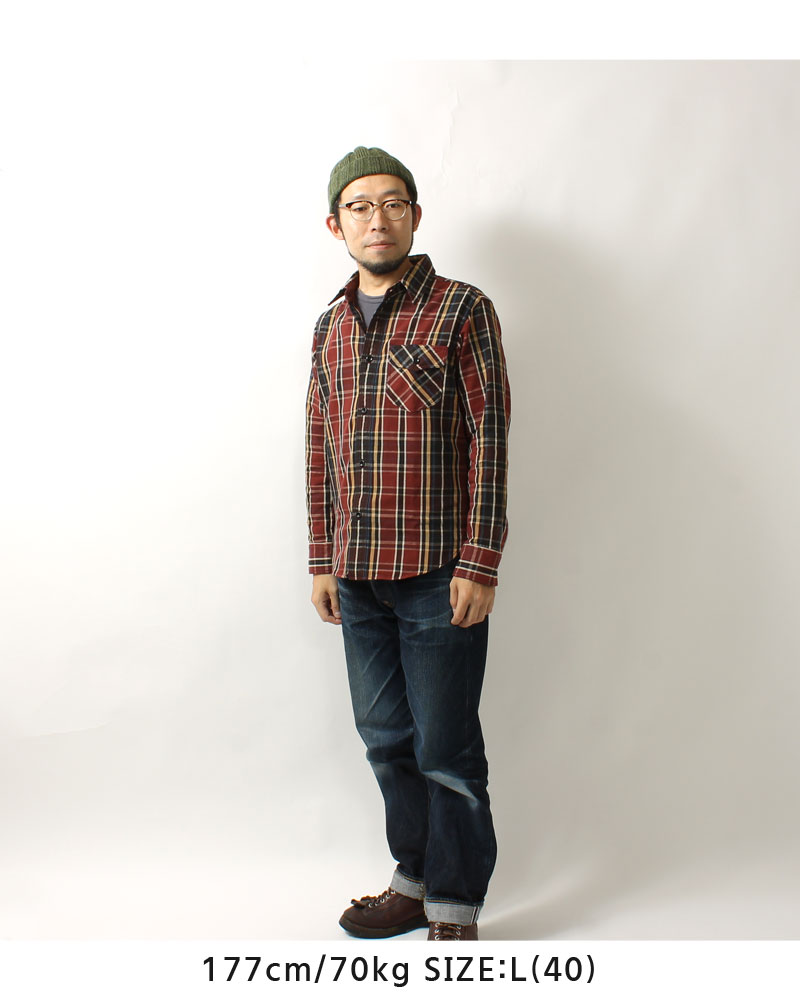 DELUXEWARE(デラックスウエア) ヘビーネルシャツ 