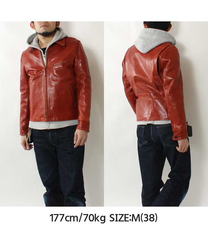 EIGHT LEATHERS(エイトレザーズ) HORSE HIDE LEATHER SPORTS JACKET