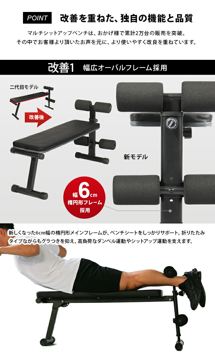 マルチシットアップベンチLEADING EDGE ストレッチポールセット 楽天