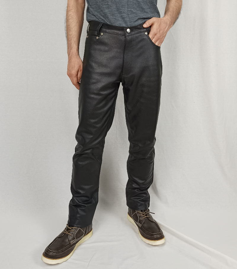 楽天市場】フリーダムレザー スリムストレート レザーパンツ 本革
