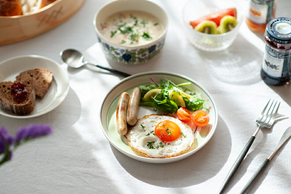 楽天市場】クロッカス／Krokus プレート 19cm グリーン（アラビア