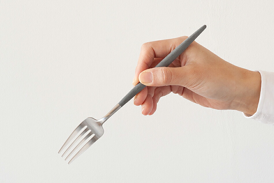 ゴア／GOA グレー×シルバー カトラリー（クチポール／Cutipol） フリー