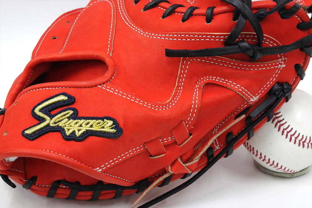 久保田スラッガー 硬式グローブ キャッチャー用 KCR CRオレンジ 硬式用