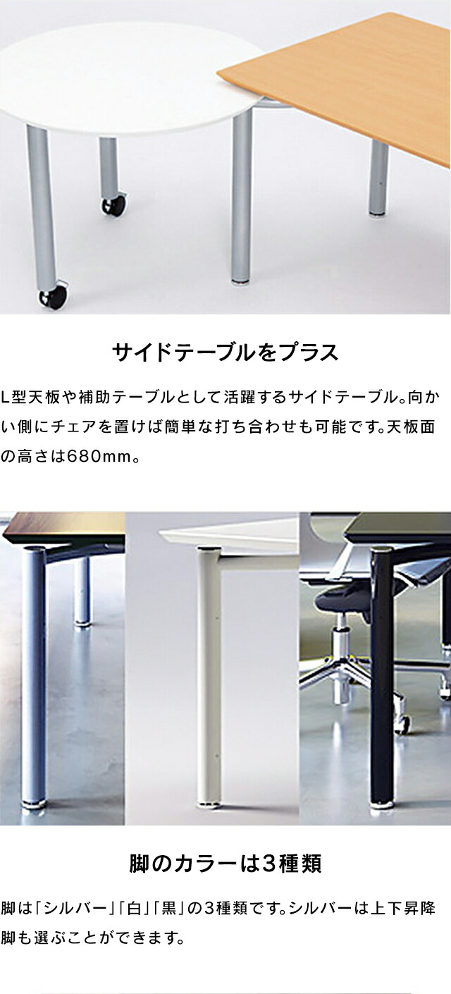 楽天市場】Garage fantoni MEデスク W1600×D800 天板：白 脚：シルバー