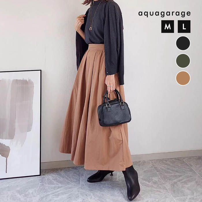 楽天市場】クーポンで20％OFF□ タックフレアスカート レディース 秋