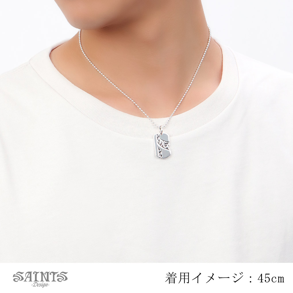 SAINTS セインツ アラベスク フロウ ネックレス (チェーン付き